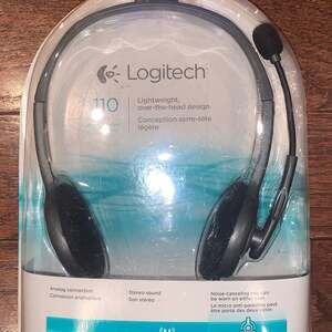 Logitech H110 Stereo Headset with‎ Noise-Canceling Mic - New